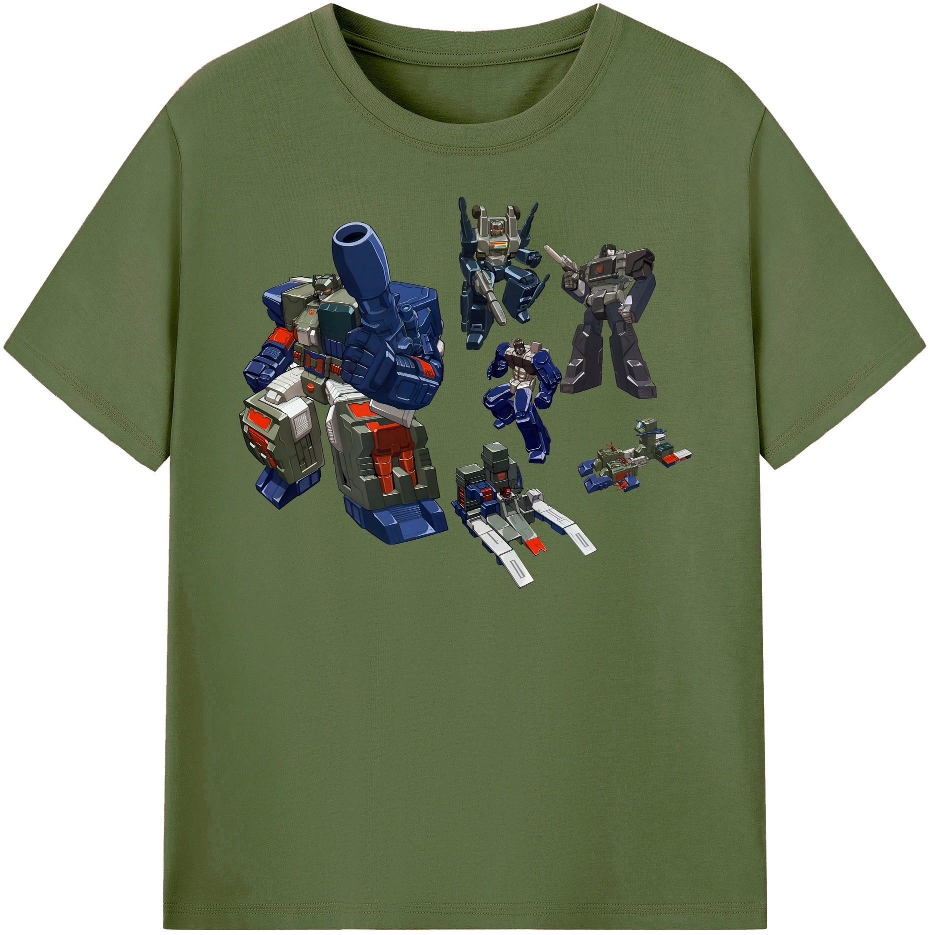 （画像用） Transformers トランスフォーマー 綿100％半袖Tシャツ（フロントプリント）